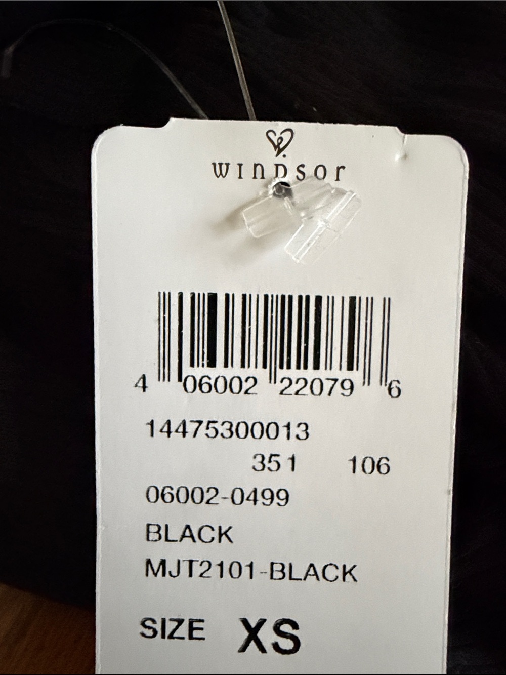 Black Ribbed Bodycon Mini Dress - Picture 6 of 6